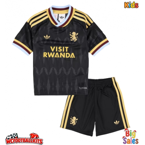 Aston Villa Alejandro Garnacho #17 Replica Away Stadium Kit for Kids 2026-27 Short Sleeve (+ pants)